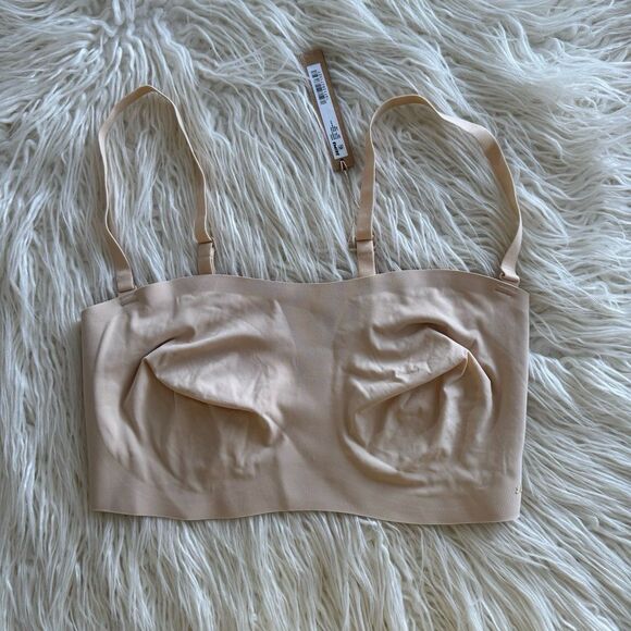 Skims Naked Bandeau Bra Sand Size L-DD - Picture 2 of 7